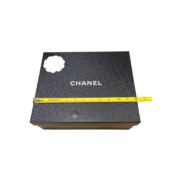 Chanel Empty Shoe Box Storage Gift Set Camellia Tissue Paper Card 12x10x4.5 - Picture 8 of 11
